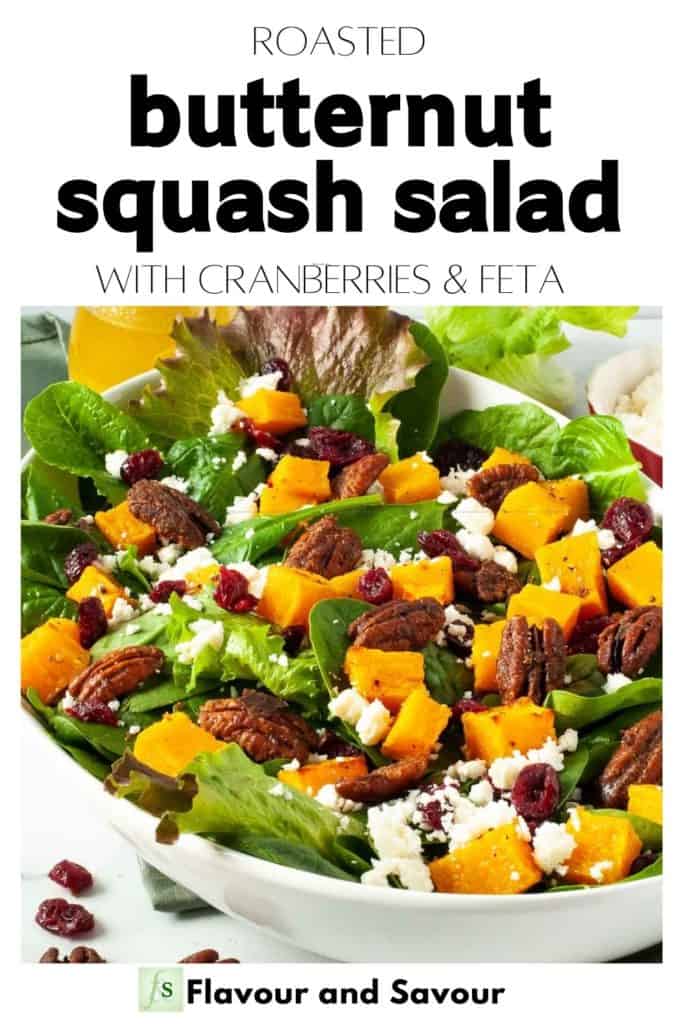 Image and text for Butternut Squash Salad