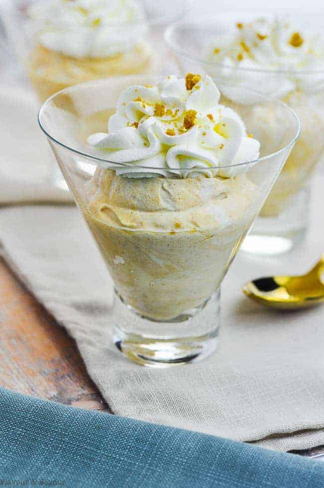 Greek Yogurt Pumpkin Cheesecake Mousse - Flavour and Savour