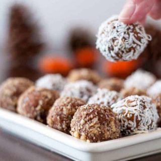 Pumpkin Peanut Butter Chocolate Energy Balls