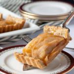 Gluten Free Cinnamon Pear Tart with Caramel Sauce