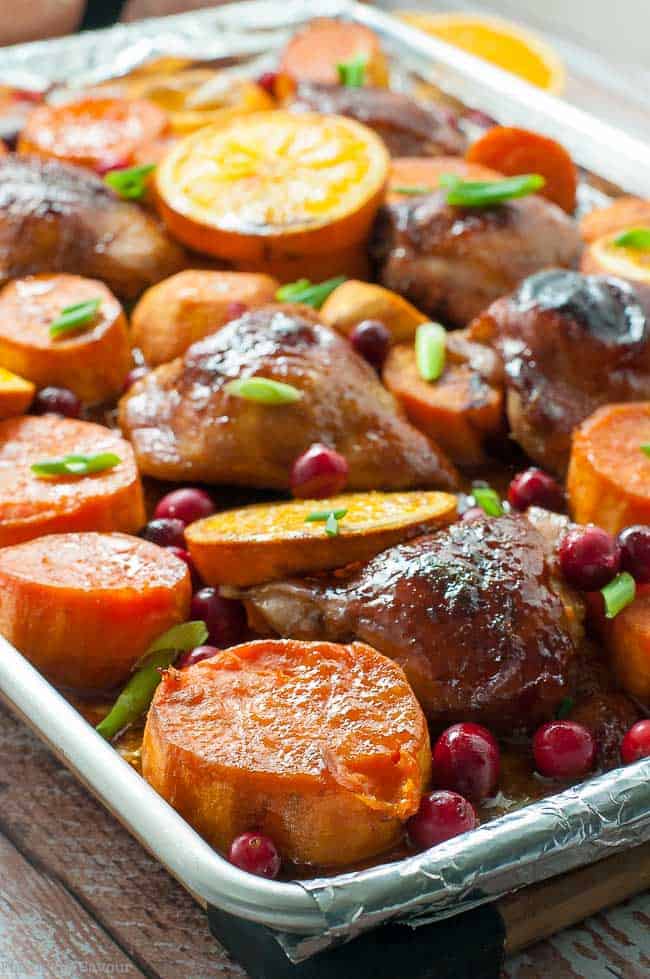 Hoisin Orange Sheet Pan Chicken