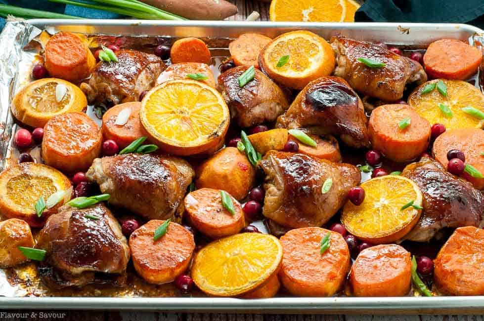 Hoisin Orange Sheet Pan Chicken