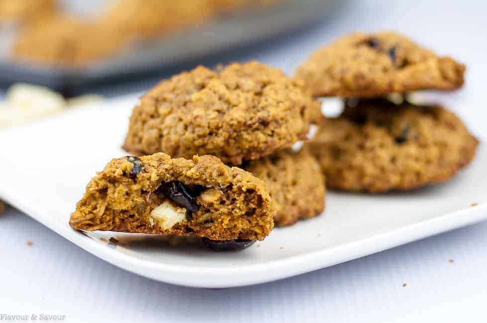 Cranberry Pecan White Chocolate Oatmeal Cookies Flavour and Savour