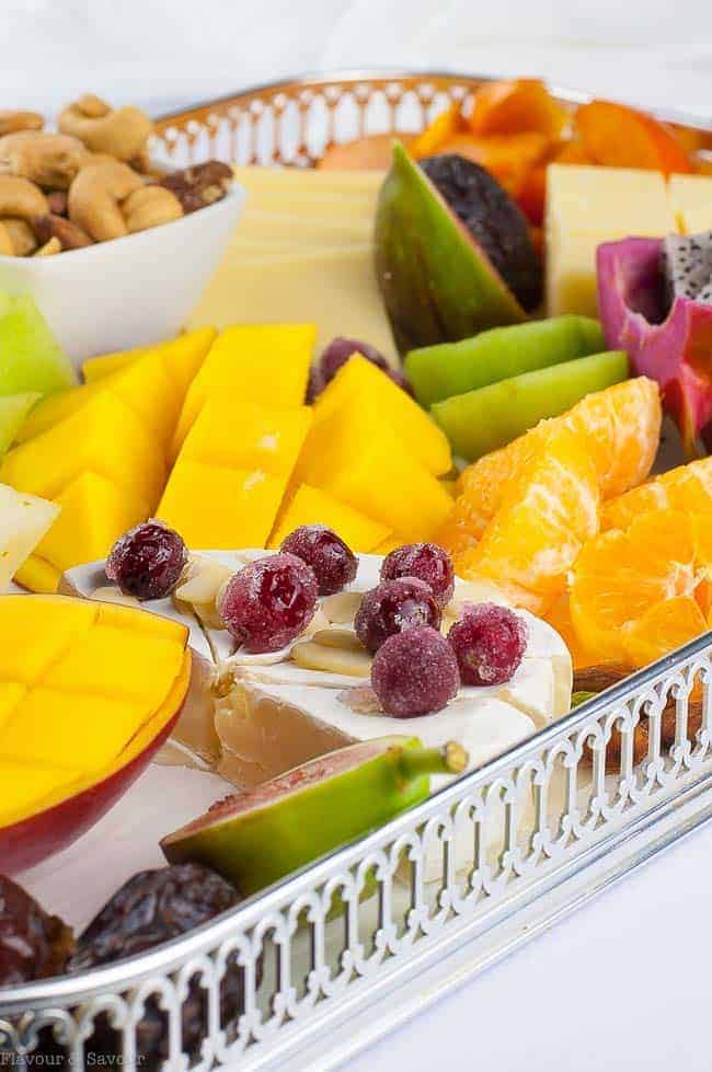 Tropical Fruit, Nut and Cheese Platter