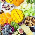 Tropical Fruit Nut and Cheese Platter