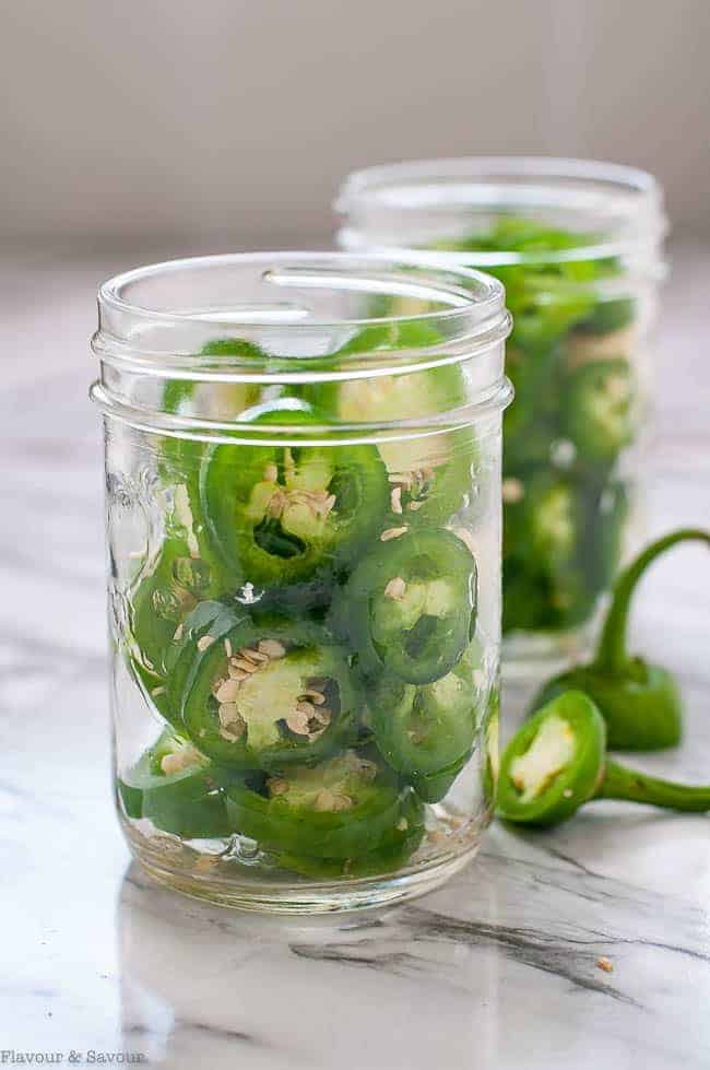 Quick Refrigerator Pickled Jalapeños-image