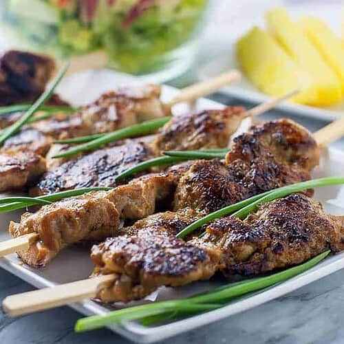 Korean Skewered Chicken