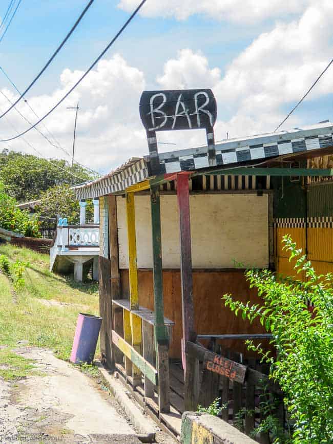 Roadside Bar on Petite Martinique St. Vincent and the Grenadines