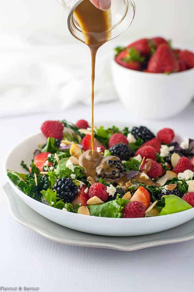 Triple Berry Mixed Green Salad Flavour and Savour