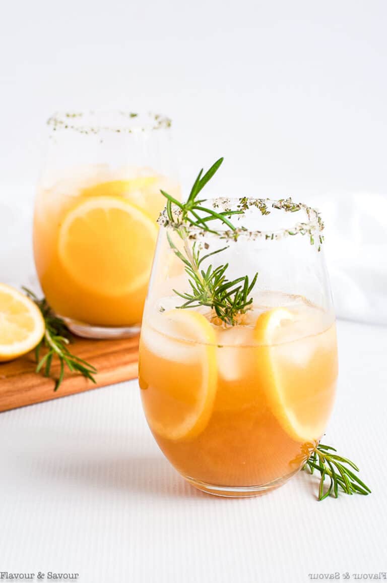 Simple Pineapple Ginger Kombucha Mocktail Flavour and Savour
