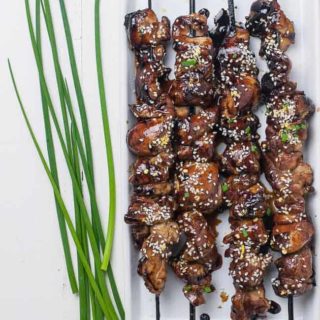 Easy Japanese Chicken Yakitori Skewers