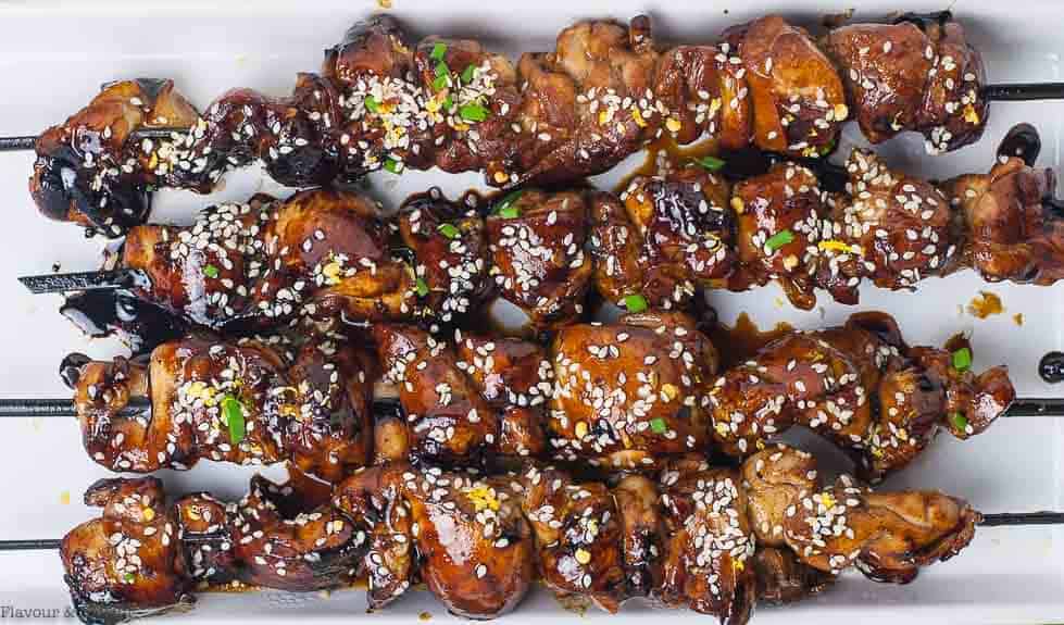 Easy Japanese Chicken Yakitori Skewers