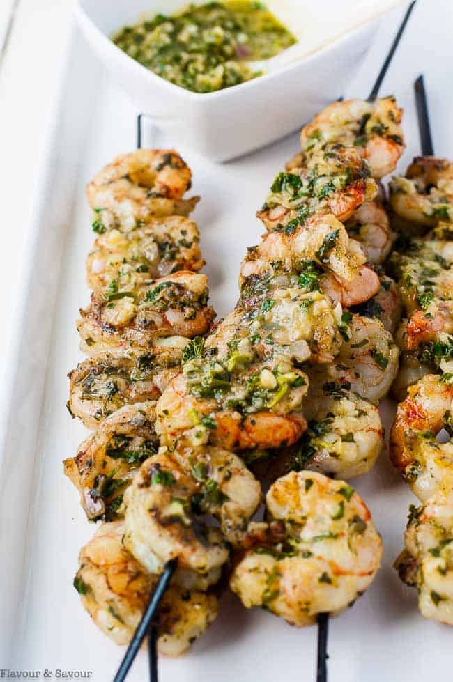 Chimichurri Shrimp Skewers 1a