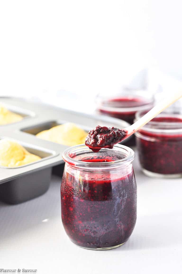 Quick SugarFree Blackberry Chia Seed Jam Flavour and Savour