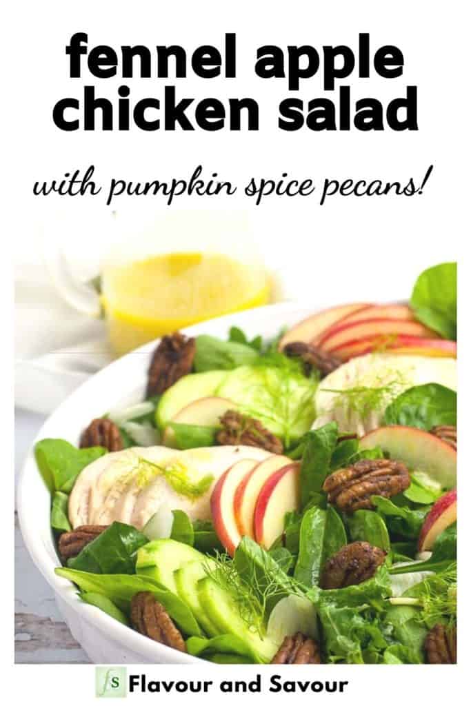 Graphic for Fennel Apple Chicken Salad with Pumpkin Spice Pecans
