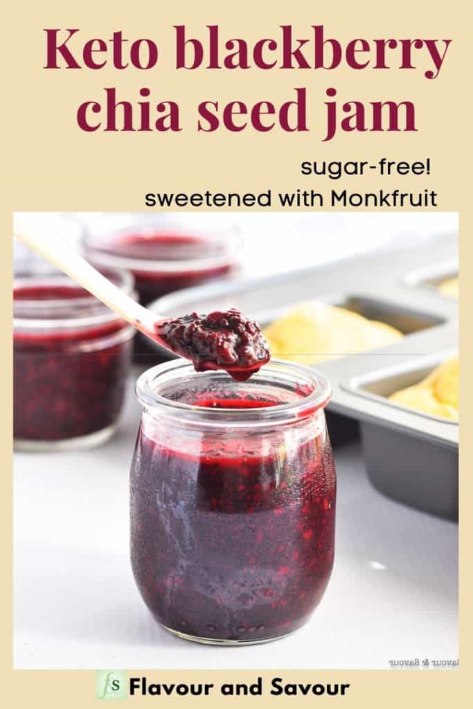 Pinterest pin for Blackberry Jam
