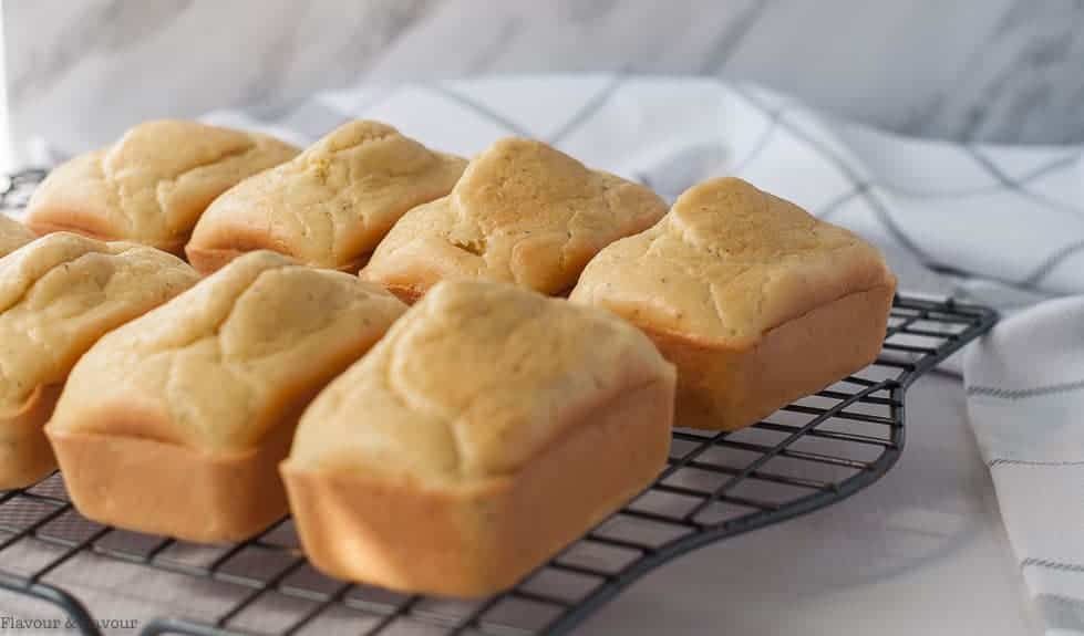 Keto Low-Carb Mini Buns on a cooling rack