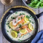 Creamy Lemon Salmon Piccata
