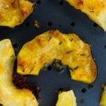 Garlic Parmesan Roasted Acorn Squash close up