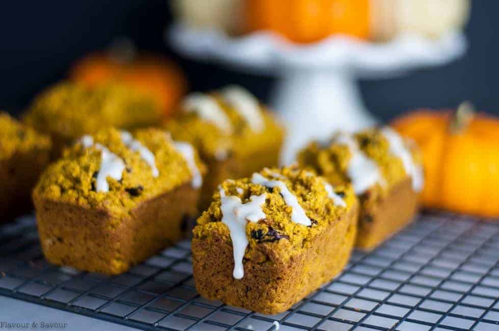Mini Gluten-Free Dairy-Free Pumpkin Bread or Muffins