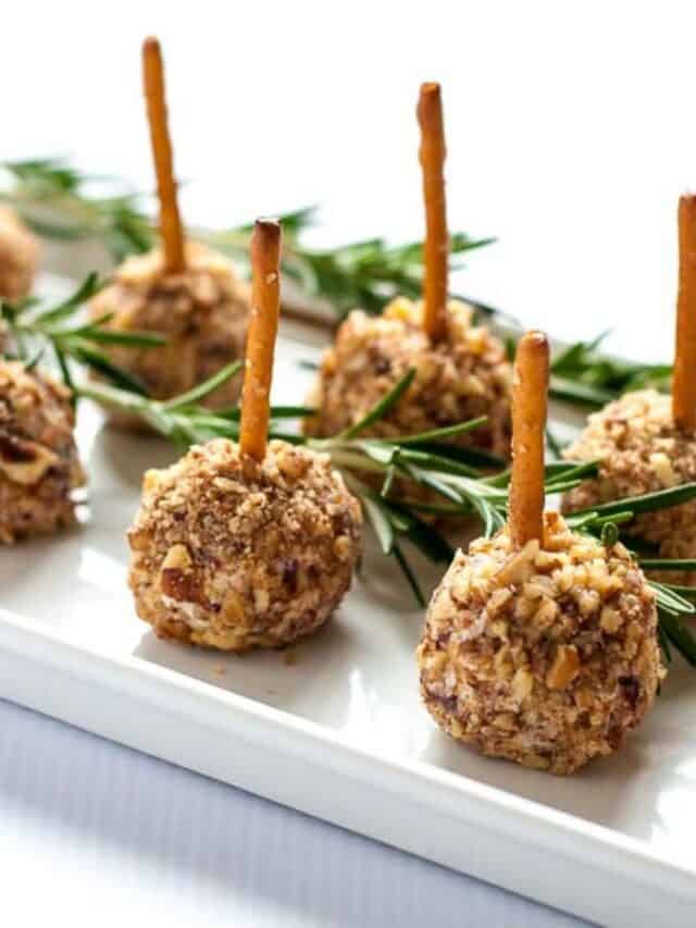 Mini Cheese Balls on a StickFun Finger Food Flavour and Savour