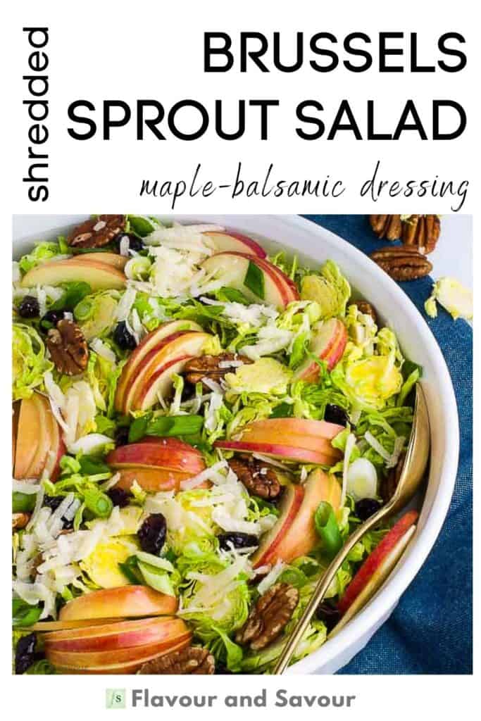 Image and text for Brussels Sprout Salad
