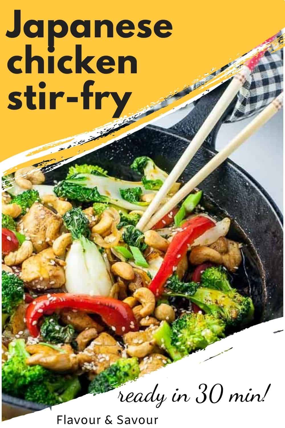 Easy Japanese Chicken Stir Fry with Broccoli - Flavour and Savour