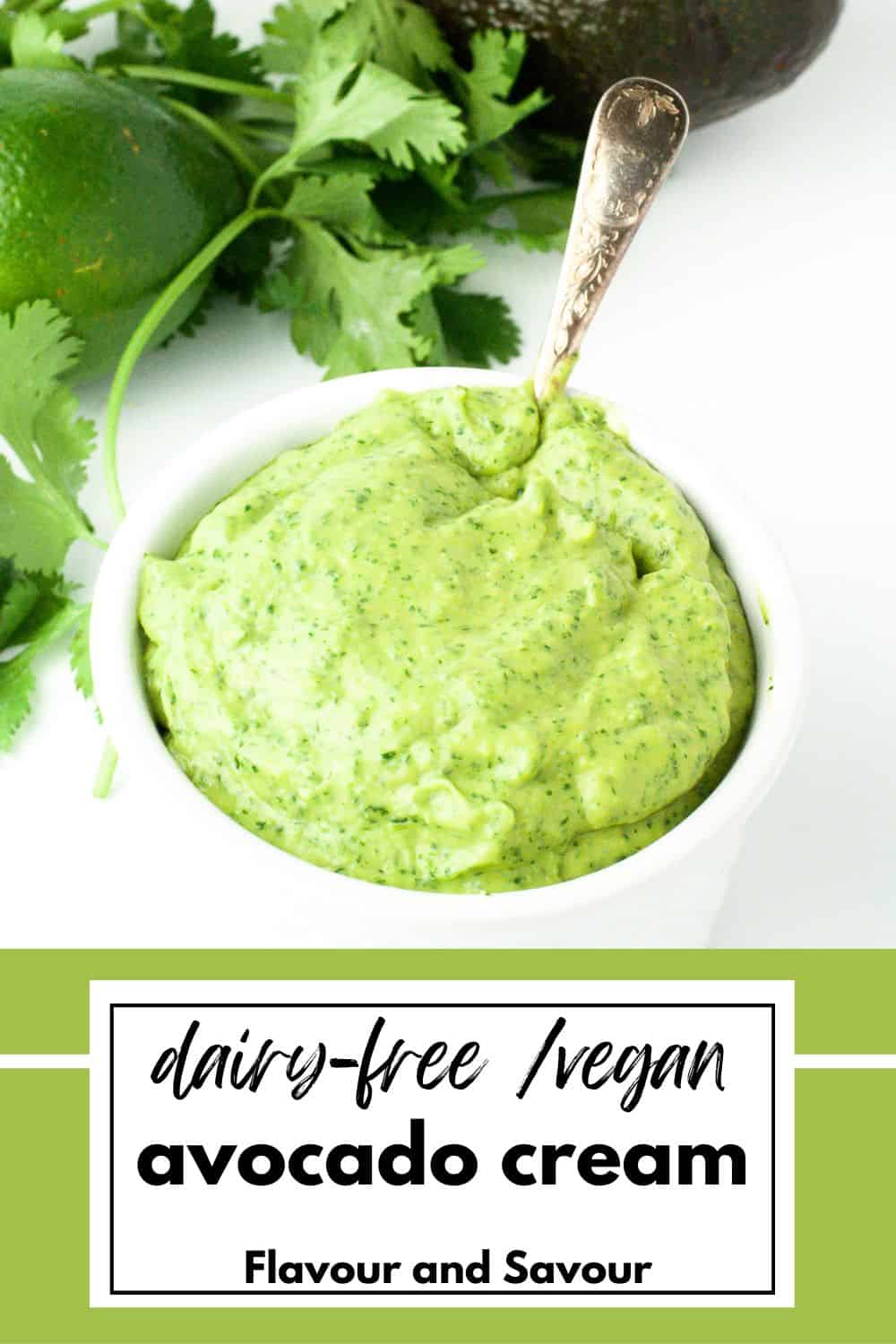 DairyFree Avocado Crema Flavour and Savour