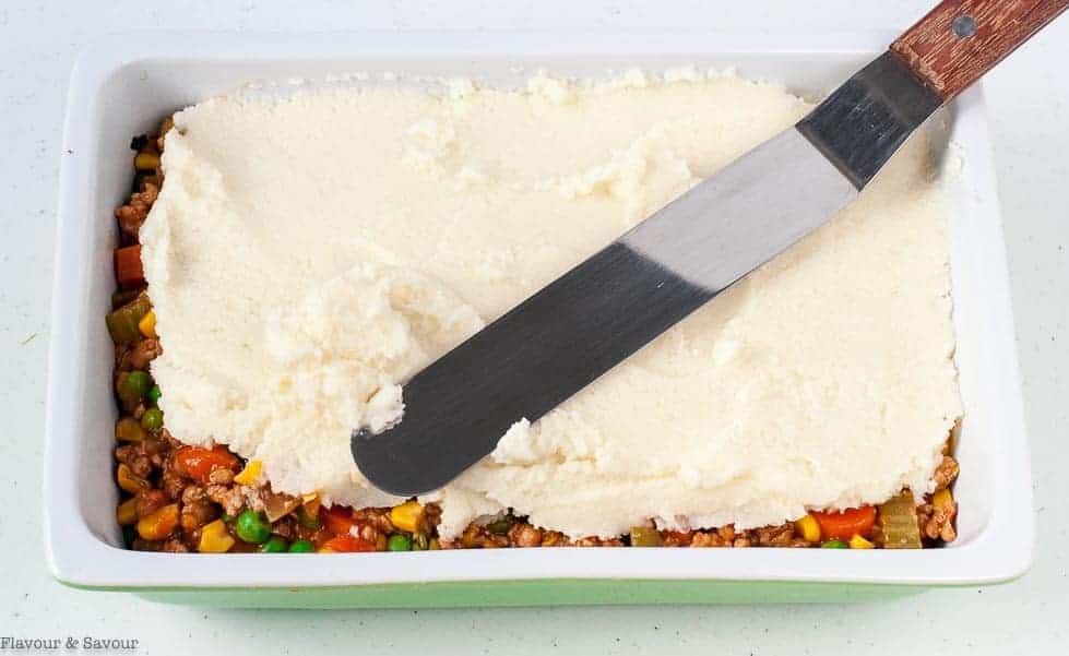 Shepherd's Pie with Mashed Cauliflower Crust Flavour and Savour