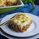 Shepherd's PIe with Mashed Cauliflower Crust