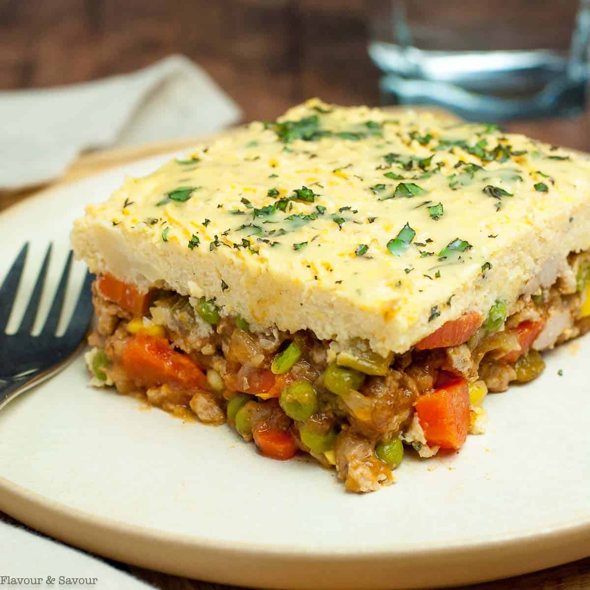 Shepherd's Pie with Mashed Cauliflower Crust Flavour and Savour