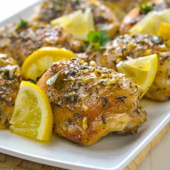 Easy Baked Lemon Chicken - Keto - Flavour and Savour