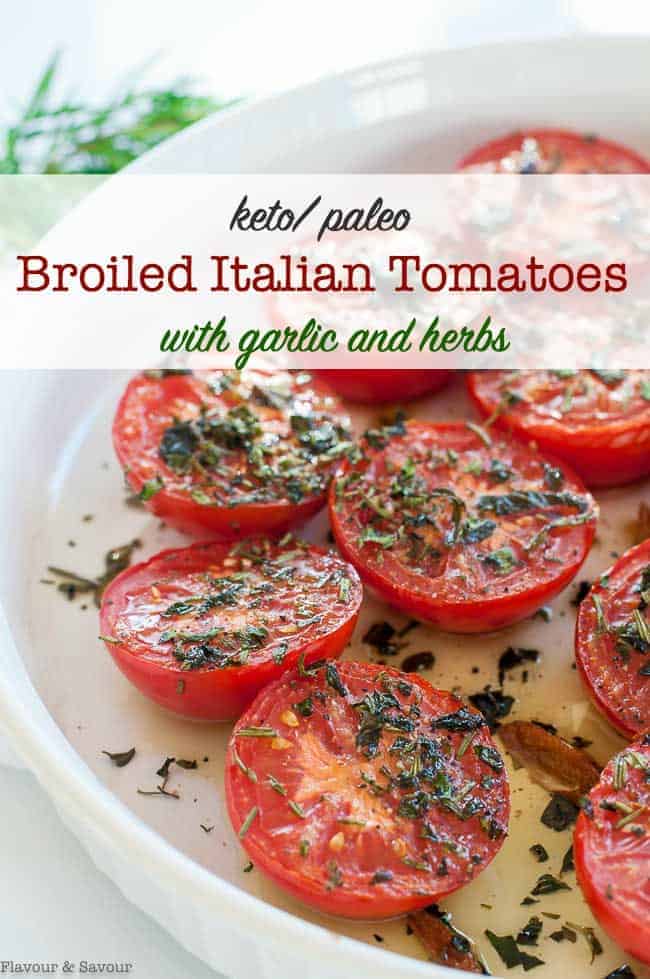 Broiled Italian Tomatoes title