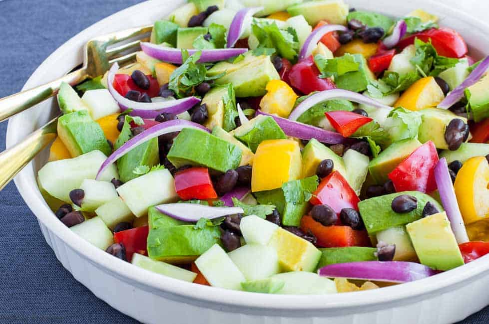 Tomato Avocado Black Bean Salad Recipe Flavour and Savour