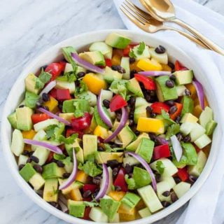 Tomato Avocado Black Bean Salad