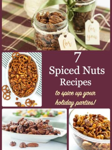 pinterest pin for 7 Spiced Nuts Reicpes