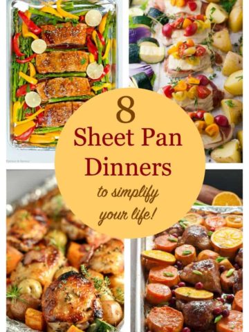 PInterest PIn for 8 Sheet Pan Dinners