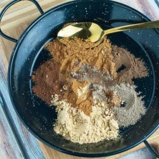 Mixing spices for Chai Spice Mix