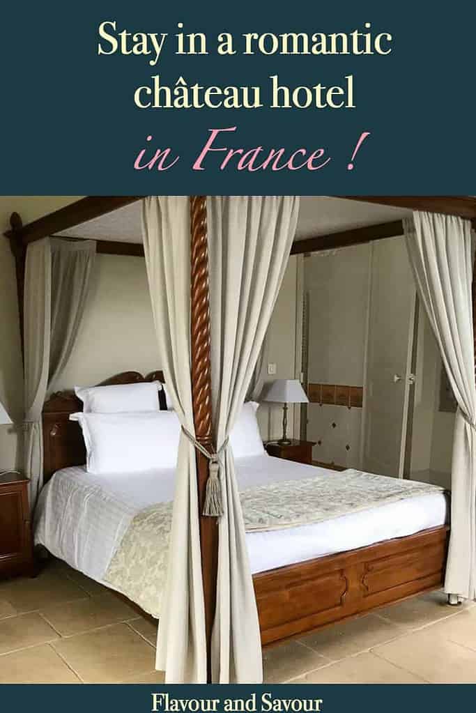 Pinterest Pin for Stay in a Chateau Hotel in France