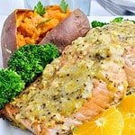 Mandarin Orange Miso Glazed Salmon