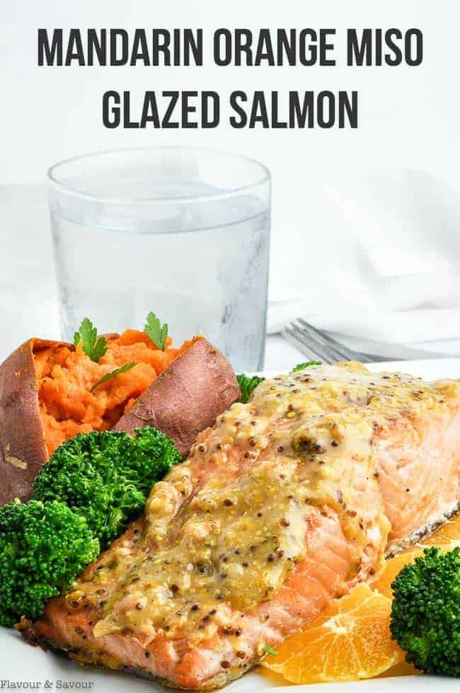 Title for Mandarin Orange Miso Glazed Salmon