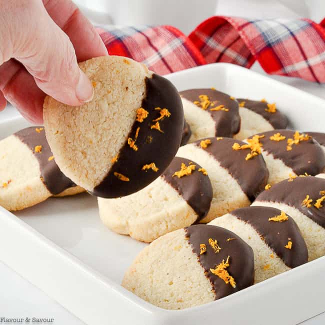 Orange Cardamom Almond Flour Cookies - Flavour and Savour