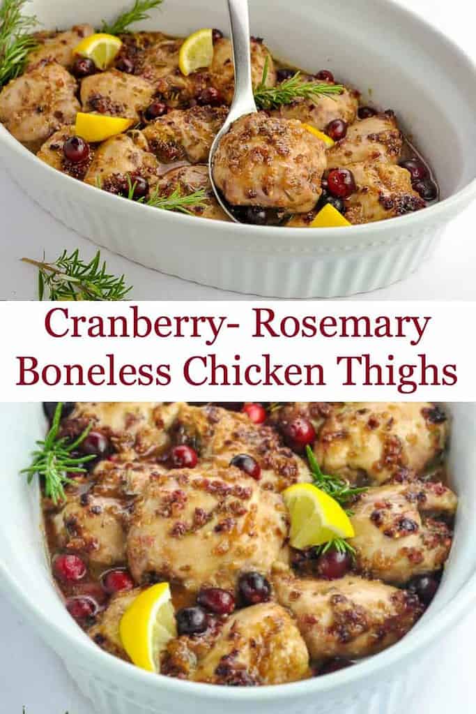 Pinterest Pin Cranberry Rosemary Chicken