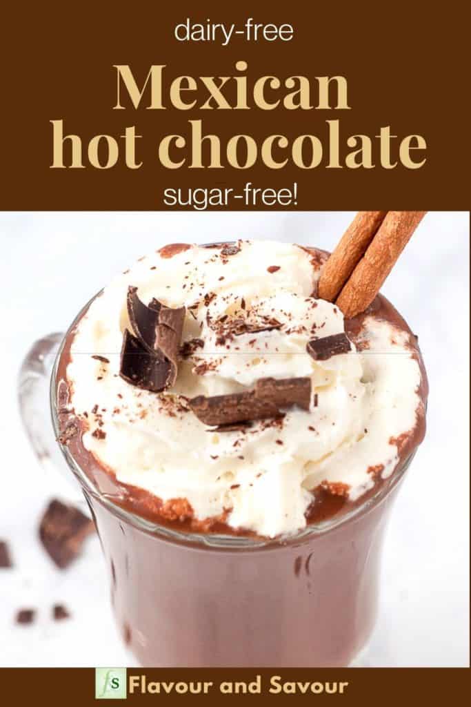 Text and image for Mexican hot chocolate