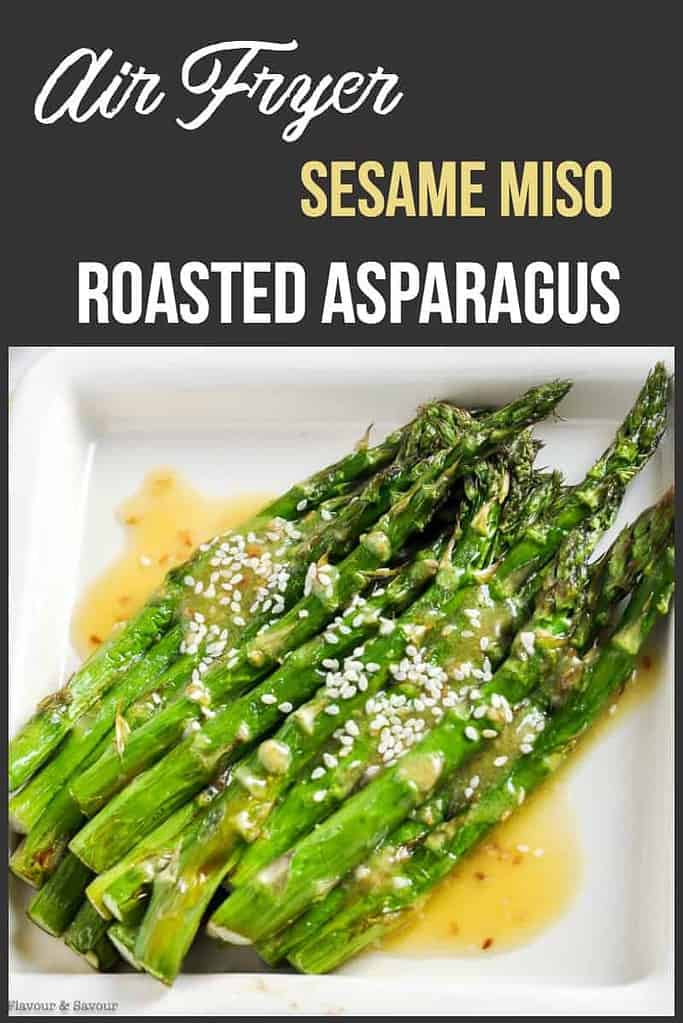 PInterest Pin 1 Air Fryer Roasted Asparagus