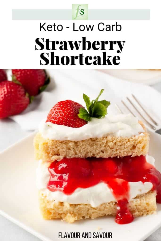 Keto Low-Carb Strawberry Shortcake