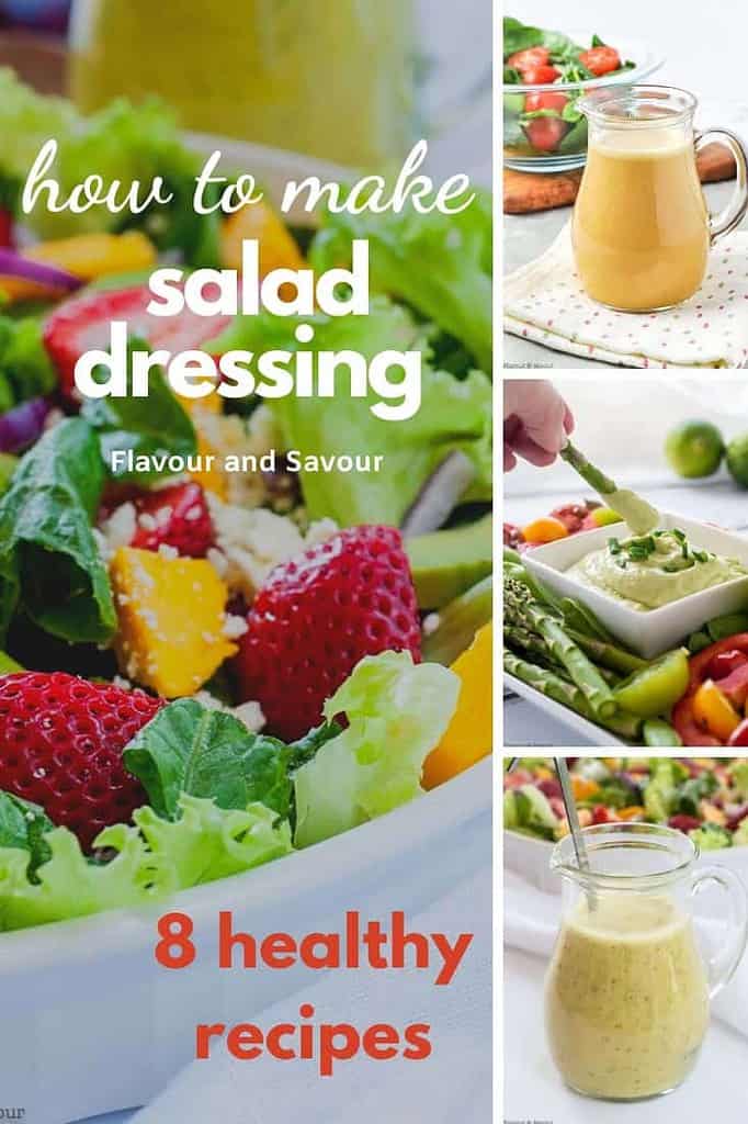 Pinterest pin for how to make salad dressing 1