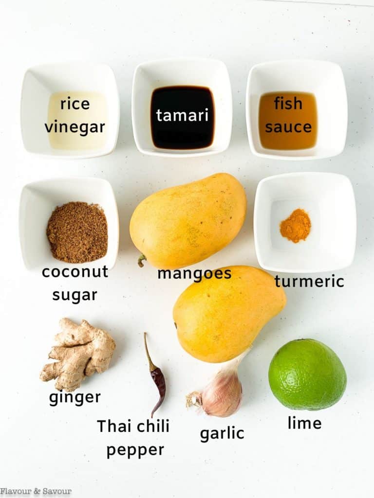 Ingredients for Thai Mango Chicken