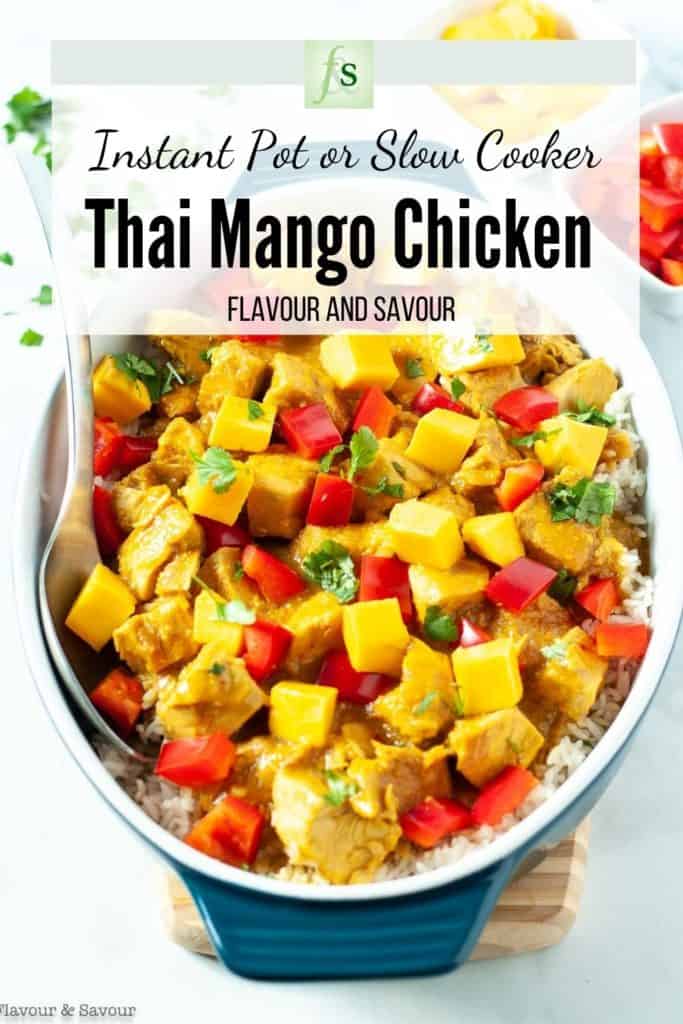 Text and Image for Thai Mango Chicken