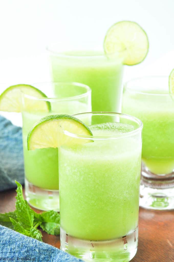 Honeydew Lime Mocktail with Mint Flavour and Savour